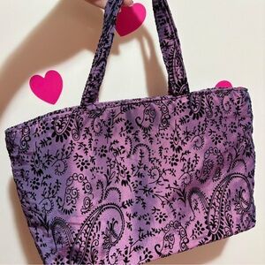 1990s Y2K Iridescent Purple Handbag